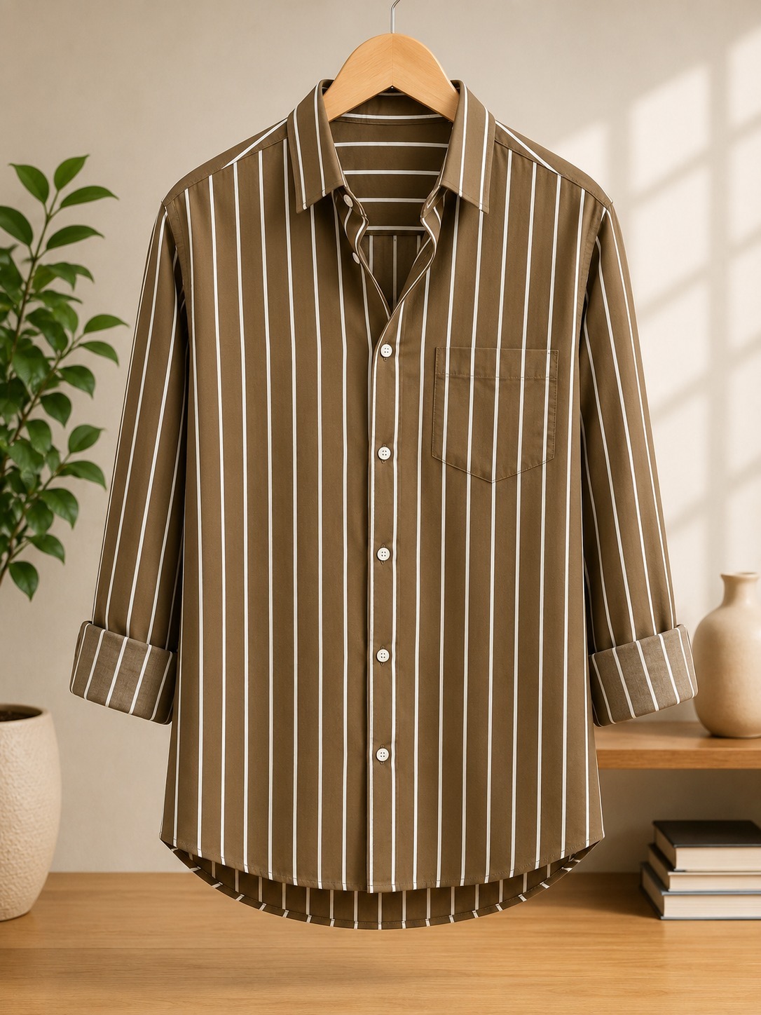 Formal Official Cotton Check Shirt - Slide 4