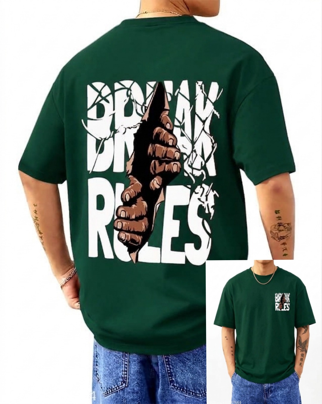 Drop Shoulder T-Shirt - Slide 2