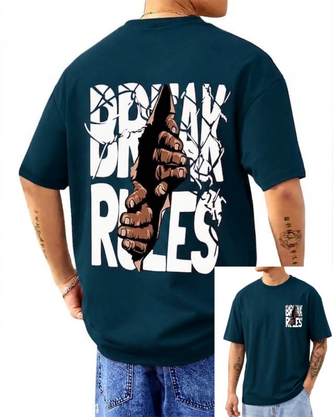 Drop Shoulder T-Shirt - Slide 3