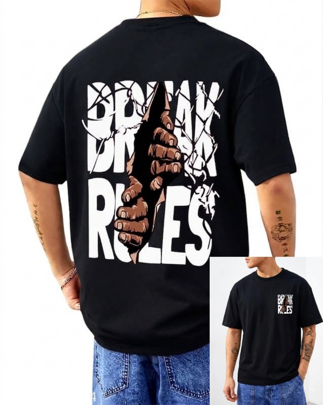 Drop Shoulder T-Shirt - Slide 4